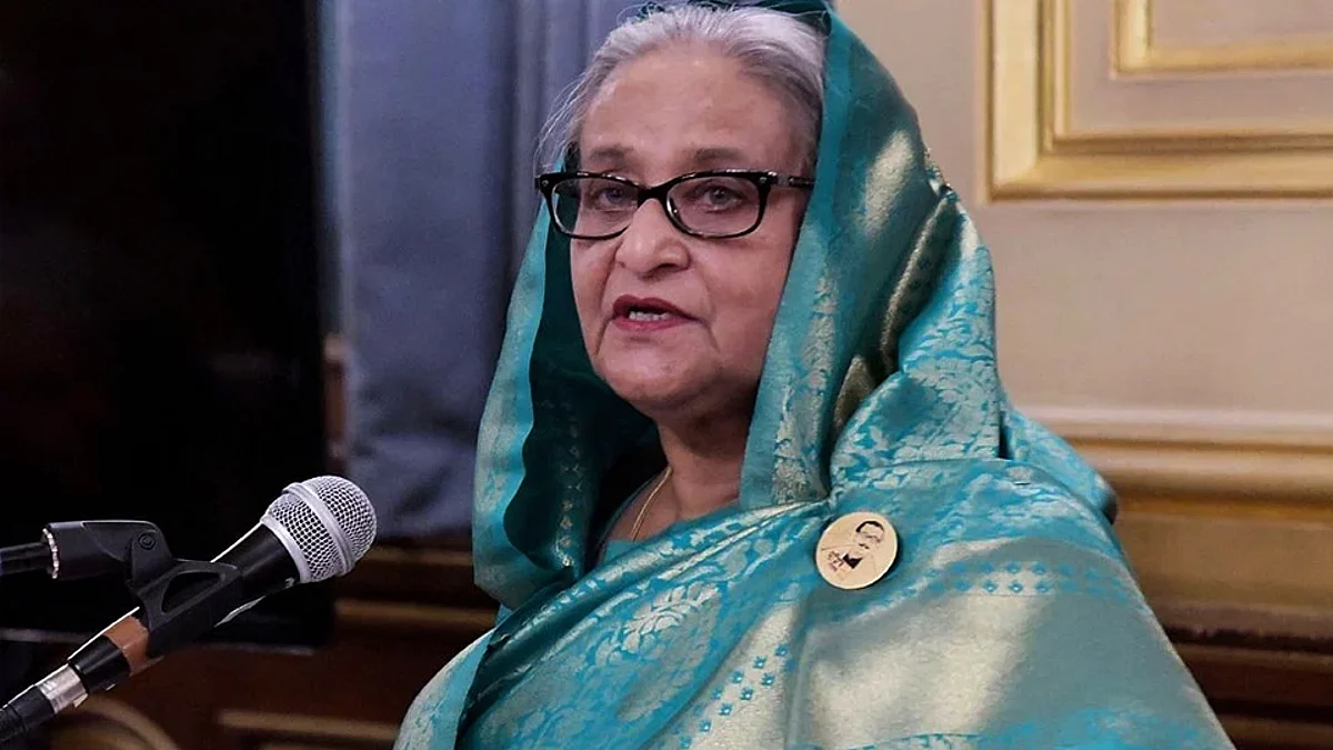 প্রধানমন্ত্রী শেখ হাসিনা।