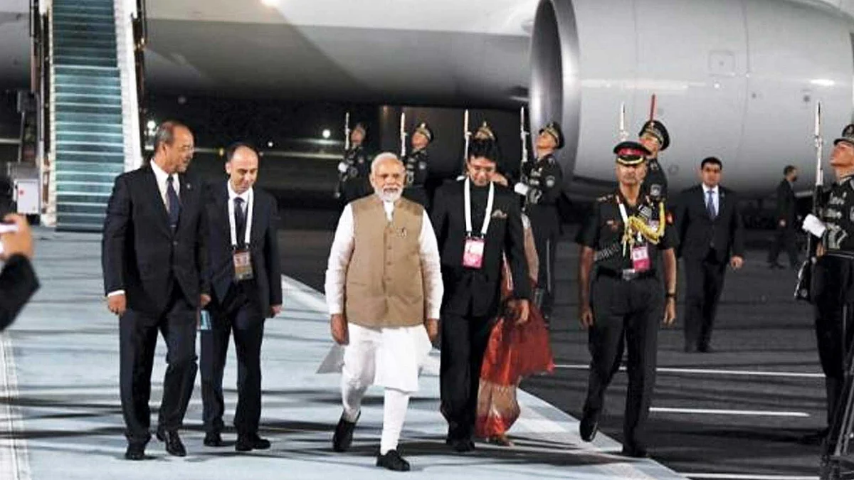 ஷாங்காய் ஒத்துழைப்பு மாநாட்டில் பிரதமர் நரேந்திரமோடி