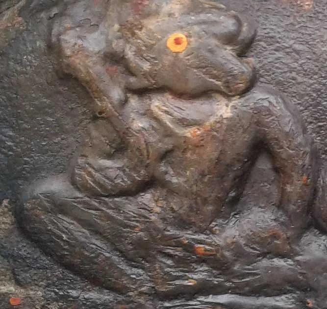 மோகனூர் அசலதீபேசுவரர் கோயிலில் உள்ள குளிகன் சிற்பம்