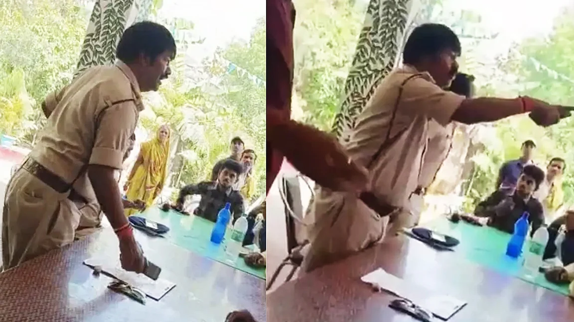 ஆசிரியரை தீவிரவாதி என  மிரட்டிய போலீஸ்!