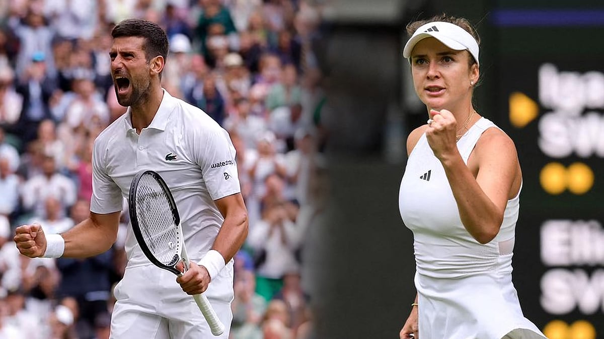 விம்பிள்டன் அரையிறுதியில் ஸ்விடோலினா, ஜோகோவிச்!