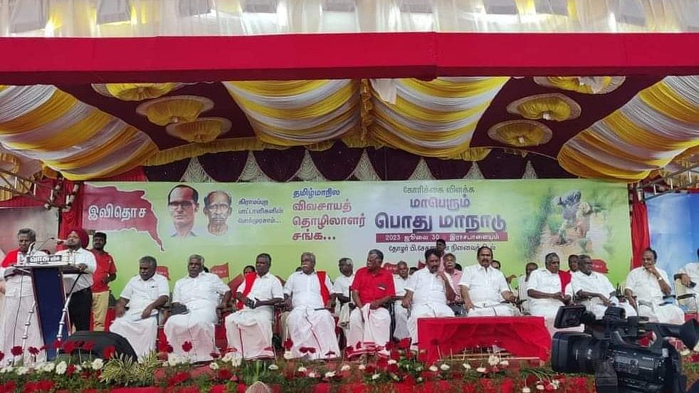 சாதி பிரச்சனைகளை தடுக்க கிராமங்களில் சமூகநல குழுக்கள்: வி.தொ.ச மாநாட்டில் தீர்மானம்!