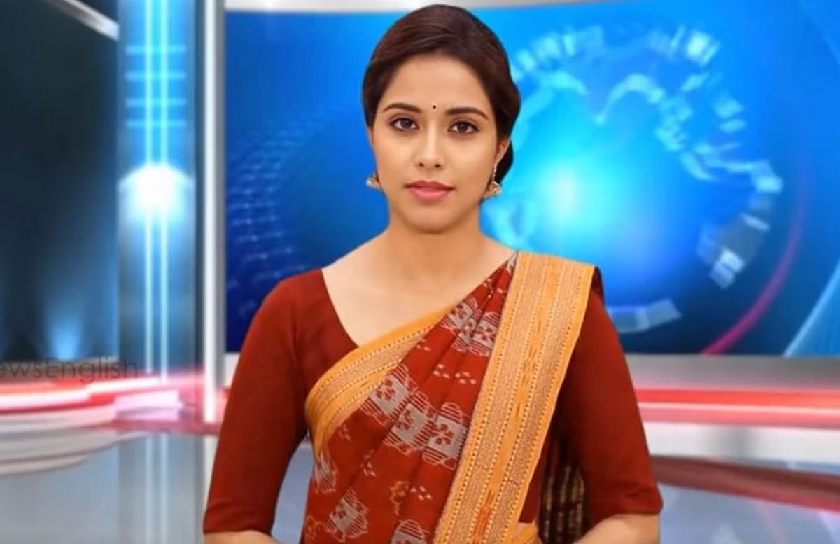 முதல் AI செய்தி வாசிப்பாளர் லிசா.. இந்தியாவில் அறிமுகம்!