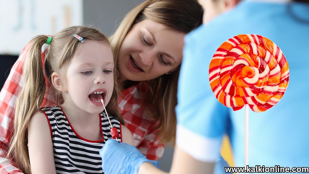 மருத்துவப் பரிசோதனைக்கு உமிழ்நீர் சேகரிக்க இனி லாலிபாப் போதும்.  