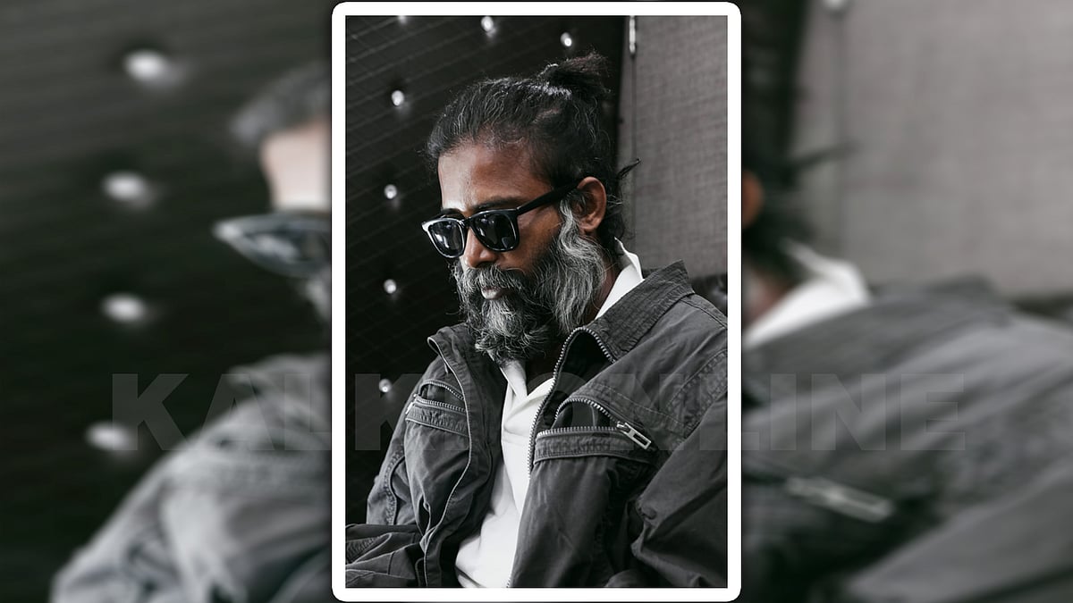 வித்தியாசமான கெட்டப்பில் அட்டகத்தி தினேஷ் 
