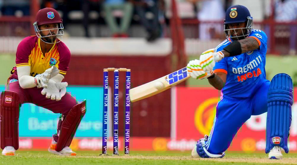 சூர்யகுமார் யாதவ் அதிரடி ஆட்டத்தில் இந்தியாவிடம் பணிந்தது வெஸ்ட் இண்டீஸ்!