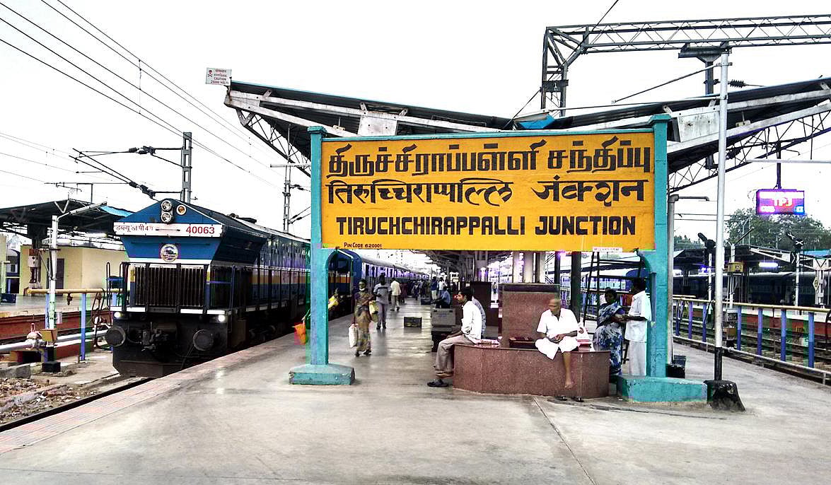 திருச்சி ரயில் நிலையம் விரிவாக்கம் : 8வது நடைமேடை உருவாக்கம்!