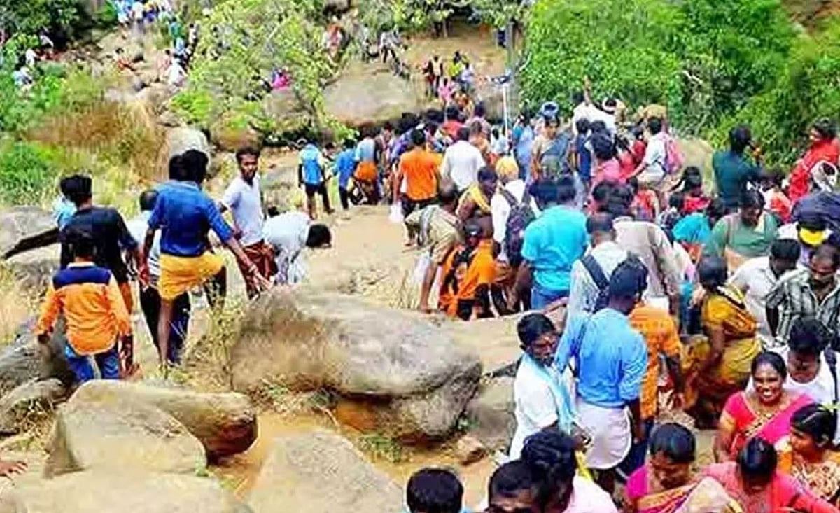 சதுரகிரி மலையில் தங்க அனுமதி இல்லை!