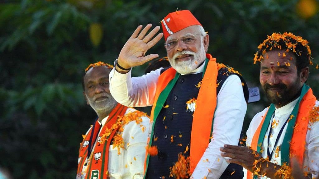 தெலங்கானாவில் வாக்காளர்களுக்குப் பணம்:
காங்கிரஸ், பி.ஆர்.எஸ். மீது பா.ஜ.க. புகார்!