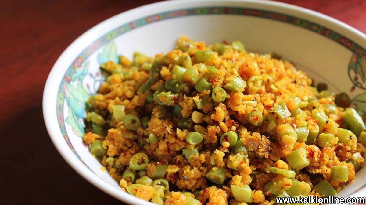 சூப்பர் சுவையில் பீன்ஸ் பருப்பு உசிலி!