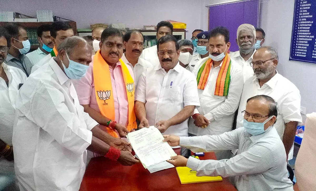 புதுச்சேரியிலிருந்து மாநிலங்களவைக்கு தனது முதல் எம்.பி-யை அனுப்பும் பாஜக!