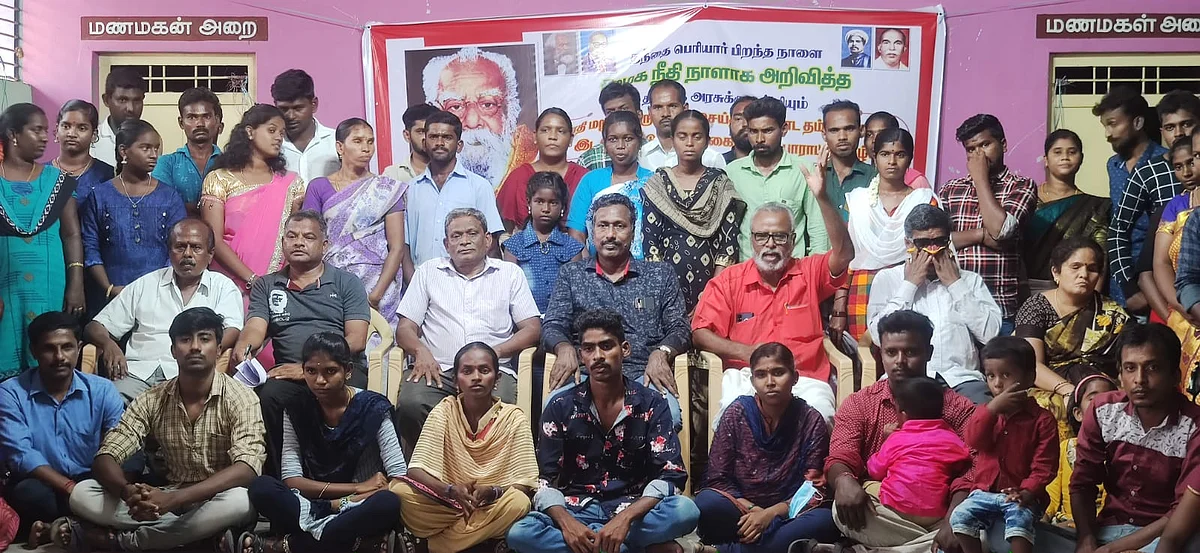 பெரியார் பிறந்தநாளில் அந்தியூரில் கூடிய சாதிமறுப்புத் திருமண தம்பதிகள்!