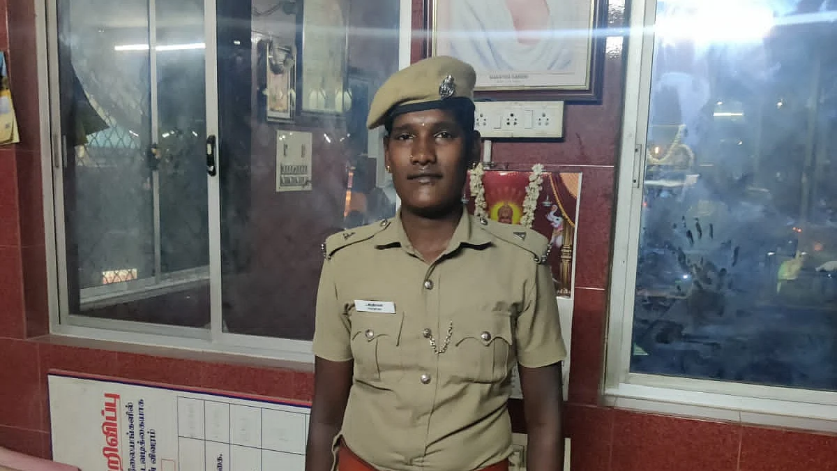 திருடனை துரத்திப் பிடித்த ஆயுதப்படை பெண் காவலர்