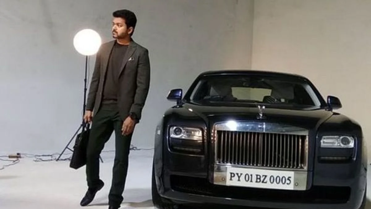 ரோல்ஸ் ராய்ஸ் காருக்கான நுழைவு வரியை செலுத்தினார் விஜய்: தமிழக அரசு தகவல்