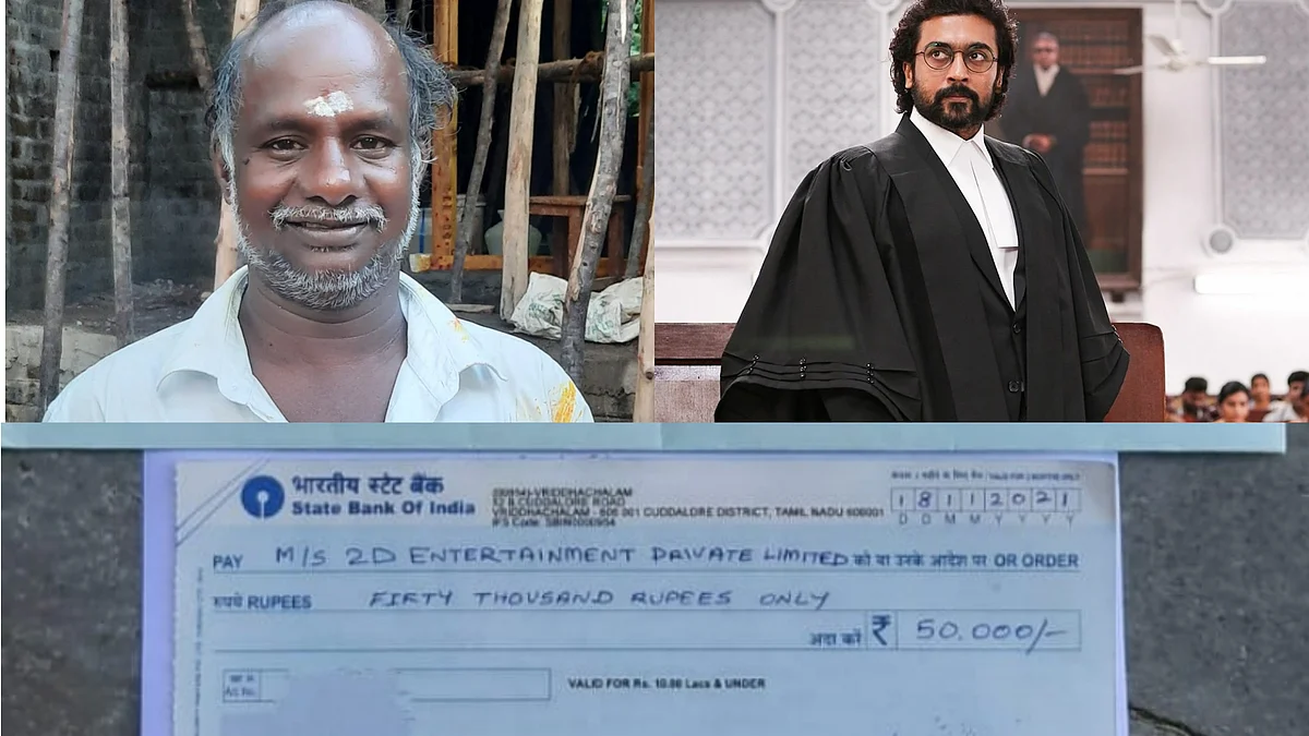 ஜெய் பீம்: சம்பளத்தை திருப்பிக் கொடுத்த எழுத்தாளர்