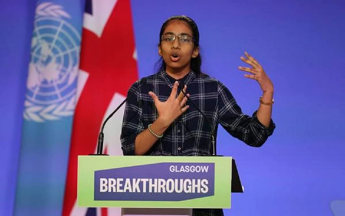 ”நான் பூமியின் சிறுமி!” : கிளாஸ்கோ மாநாட்டை அதிரவைத்த தமிழகச் சிறுமி வினிஷா
