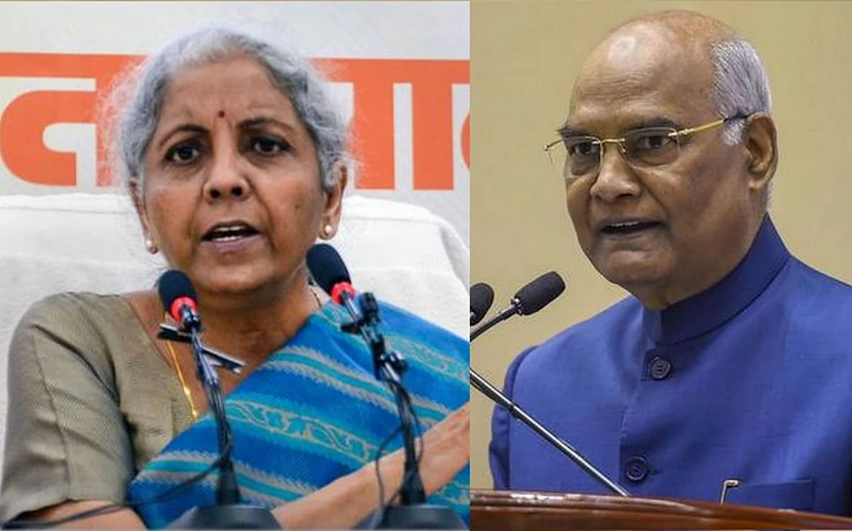 ஜனாதிபதி ராம் நாத் கோவிந்த், நிர்மலா சீதாராமன்