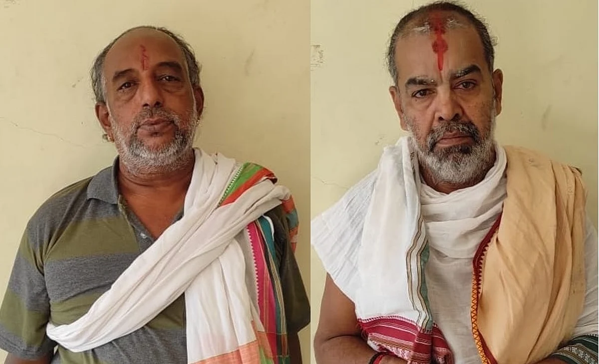 மயிலாடுதுறை பரிமள ரங்கநாதர் கோயிலில் வெள்ளி படிச்சட்டத்தை திருடிய அர்ச்சகர்கள் கைது
