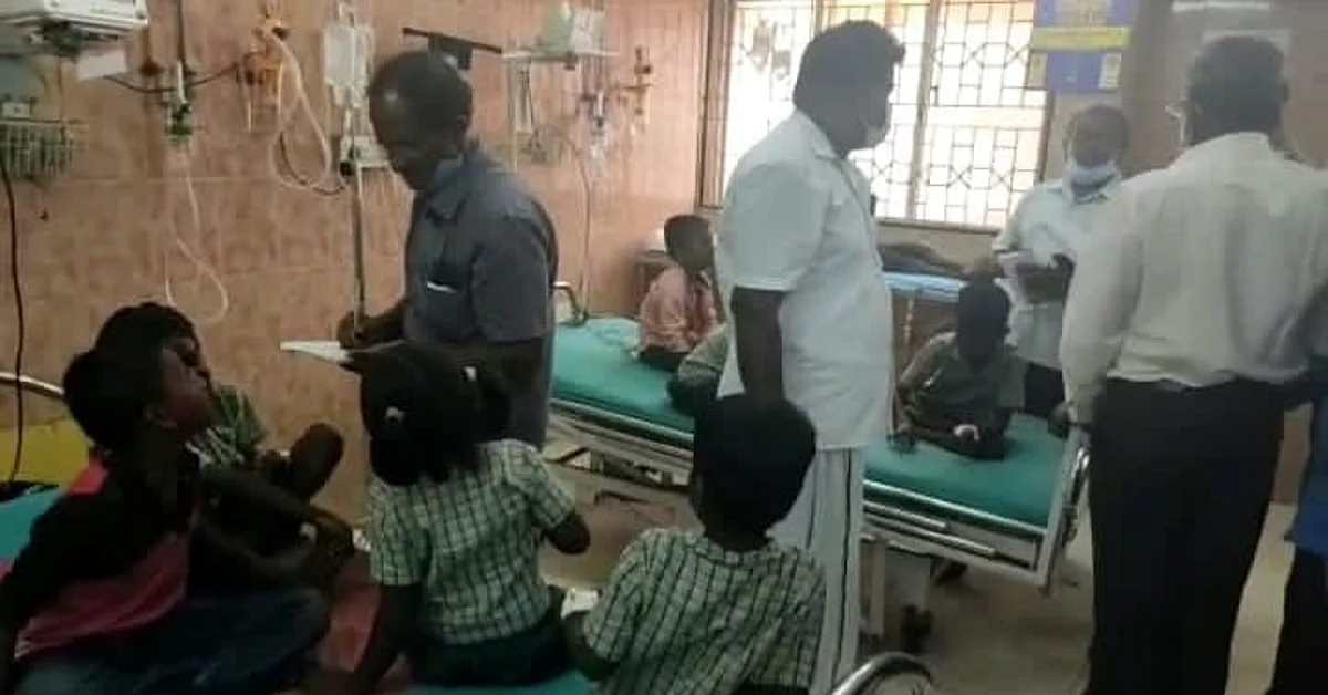 சத்துணவு சாப்பிட்ட மாணவர்களுக்கு வாந்தி, மயக்கம்