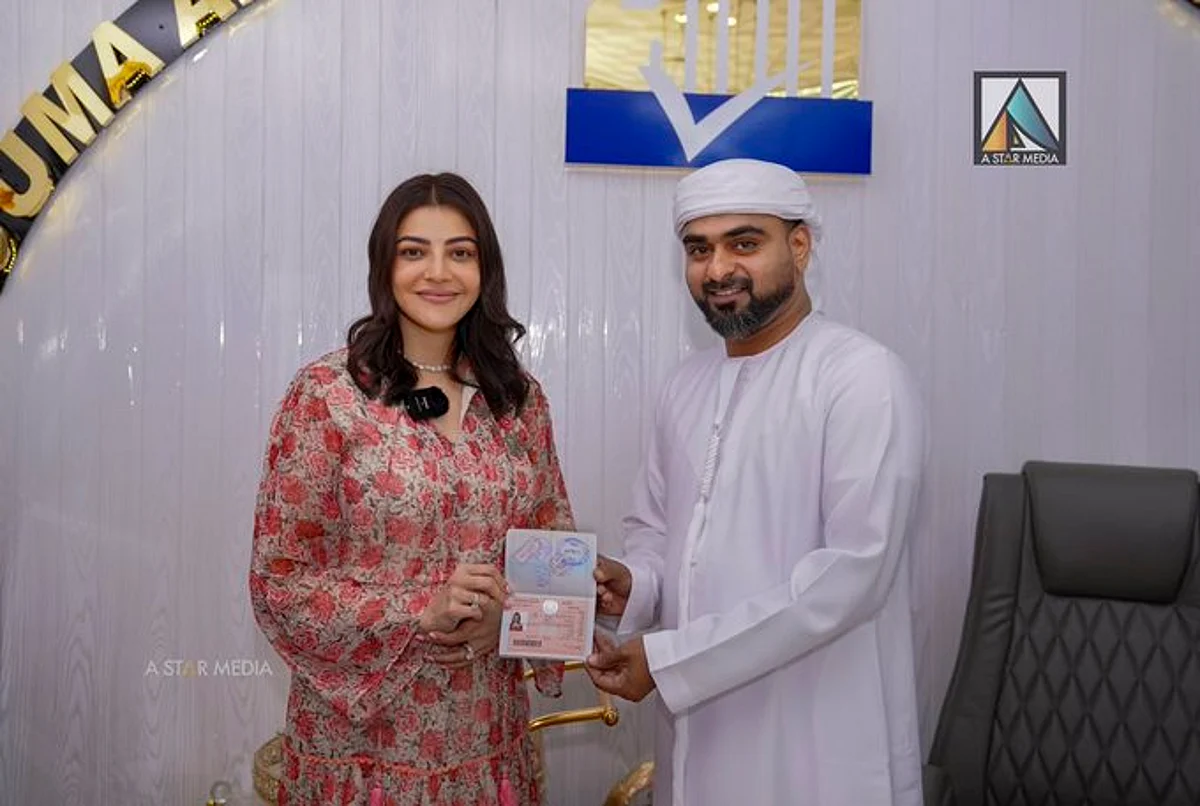 ஐக்கிய அரபு அமீரகத்தின் கோல்டன் விசா: காஜல் அகர்வால் மகிழ்ச்சி