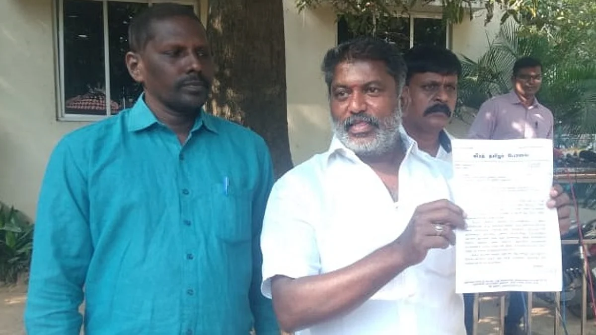 மிரட்டும் தொனியில் பேசிய சி.வி.சண்முகம் மீது கிரிமினல் வழக்கு பதிய வேண்டும்!