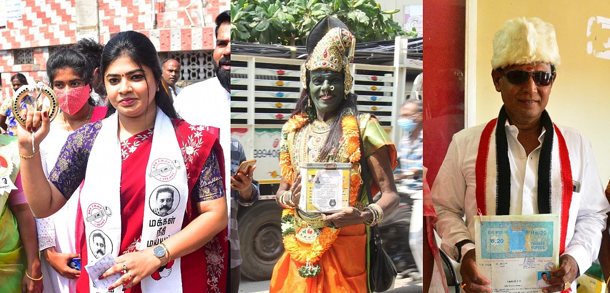 வேட்புமனுத் தாக்கலில் வித்தியாசம் காட்டிய மதுரைக்காரர்கள்!