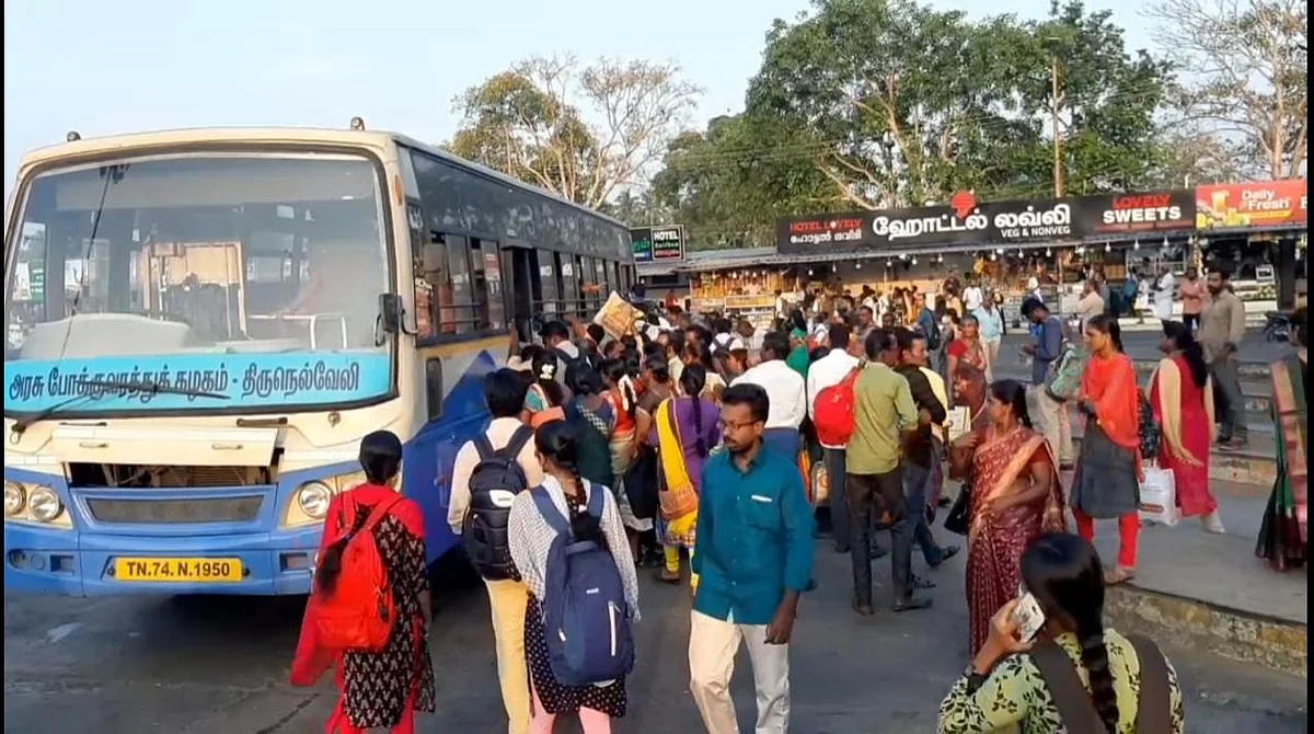 கேரளம் செல்லும் பேருந்துகள் முற்றிலும் நிறுத்தம்