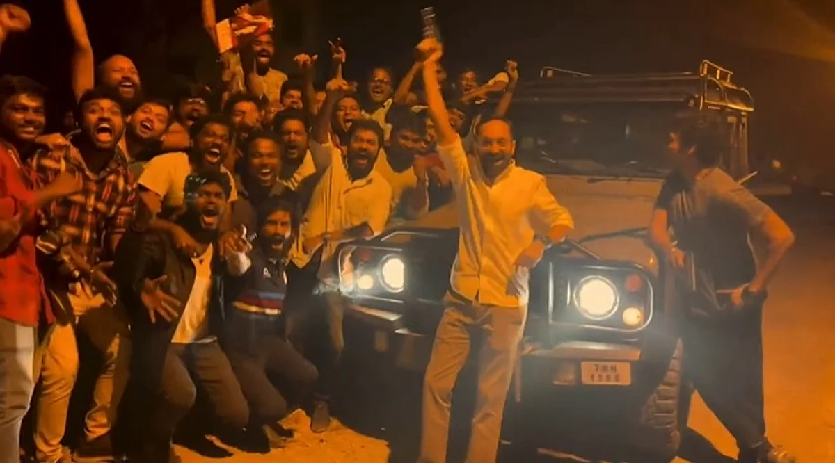 கமலின் `விக்ரம்' படப்பிடிப்பு நிறைவு: `கேக்' வெட்டி கொண்டாட்டம்