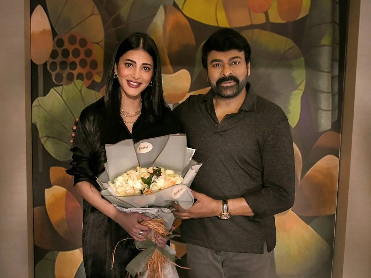 மெகா ஸ்டார் ஜோடியானார் ஸ்ருதி ஹாசன்!