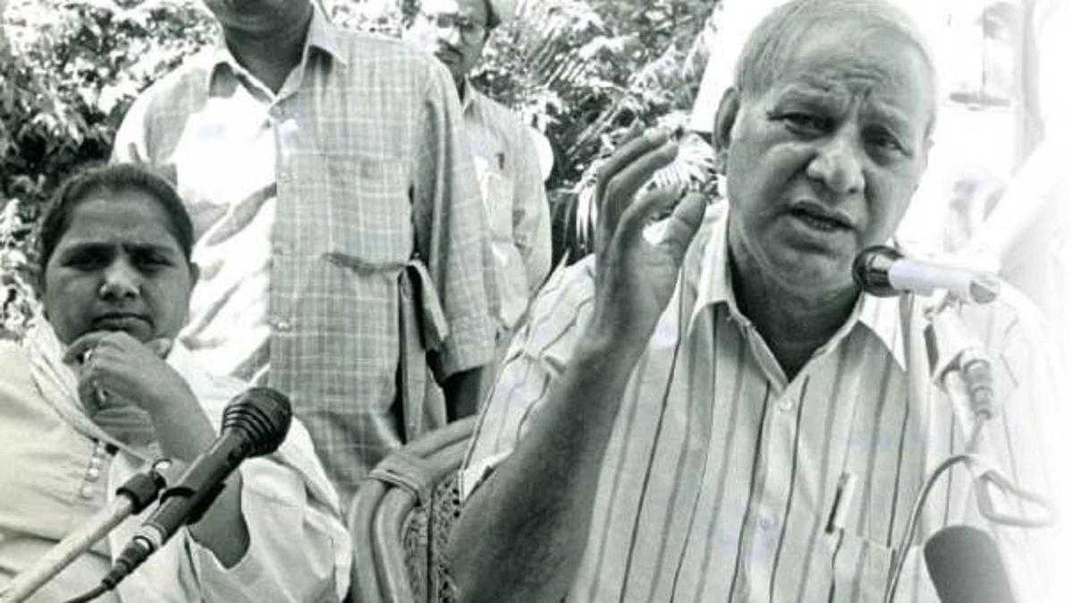 மாயாவதி, கன்ஷிராம்