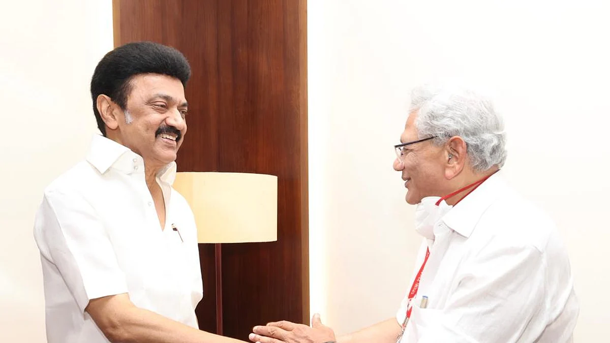 கேரளம் சென்றார் முதல்வர் ஸ்டாலின்: சீதாராம் யெச்சூரியுடன் சந்திப்பு