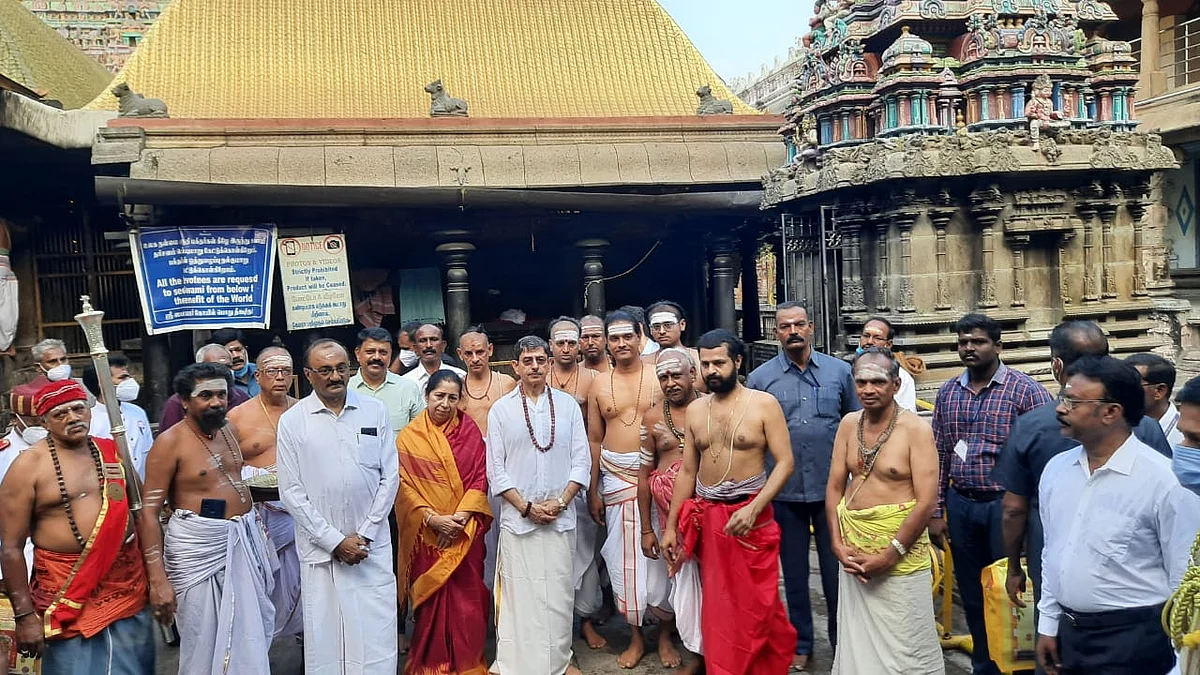ஆடல்வல்லானை தரிசித்தார் ஆளுநர் ரவி