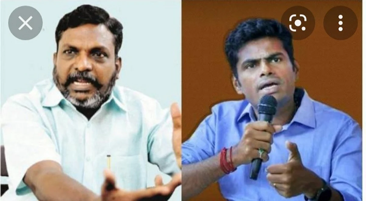 பாஜக அலுவலகத்தில் திருமாவிற்காக காத்திருக்கும் புத்தகங்கள்: அண்ணாமலை போட்ட லிஸ்ட்!