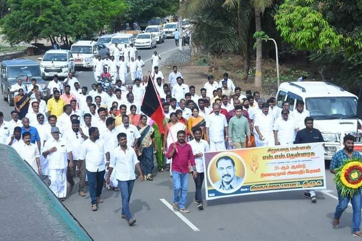 எஸ்.எஸ். தென்னரசுக்கு இவ்வளவு தான் திமுகவினரின் மரியாதை!