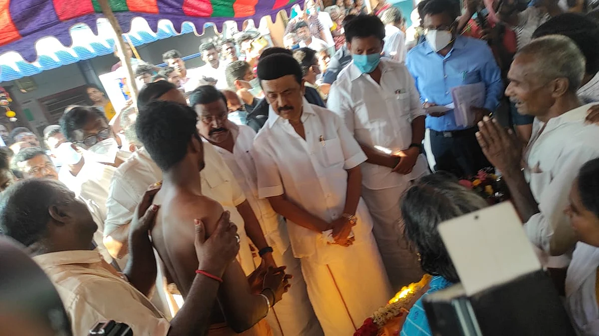 `நிர்க்கதியாகிவிட்டேன்'- கணவர், மகனை இழந்த பெண், முதல்வர் ஸ்டாலினிடம் கதறல்