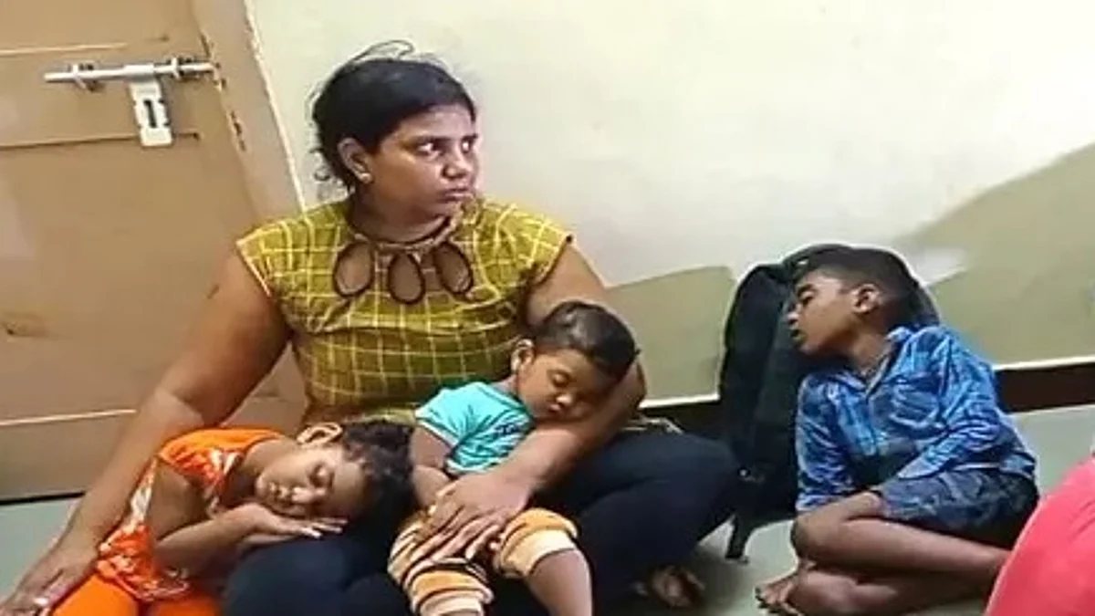 நள்ளிரவில் கைக் குழந்தைகளுடன் வந்த இலங்கை தமிழ் பெண்... கண்கலங்க வைத்த சோகம்