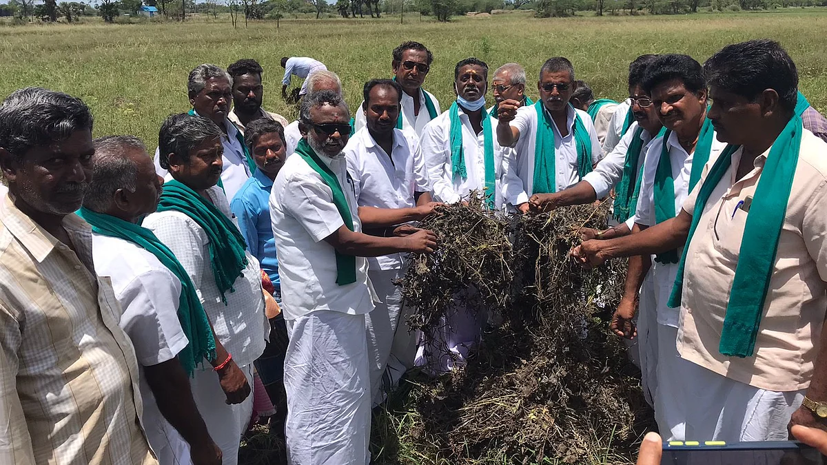 `2021 இழப்பீட்டையே இன்னும் வழங்கவில்லை; தற்போது 10 லட்சம் ஏக்கர் பயிர்கள் பாதிப்பு'
