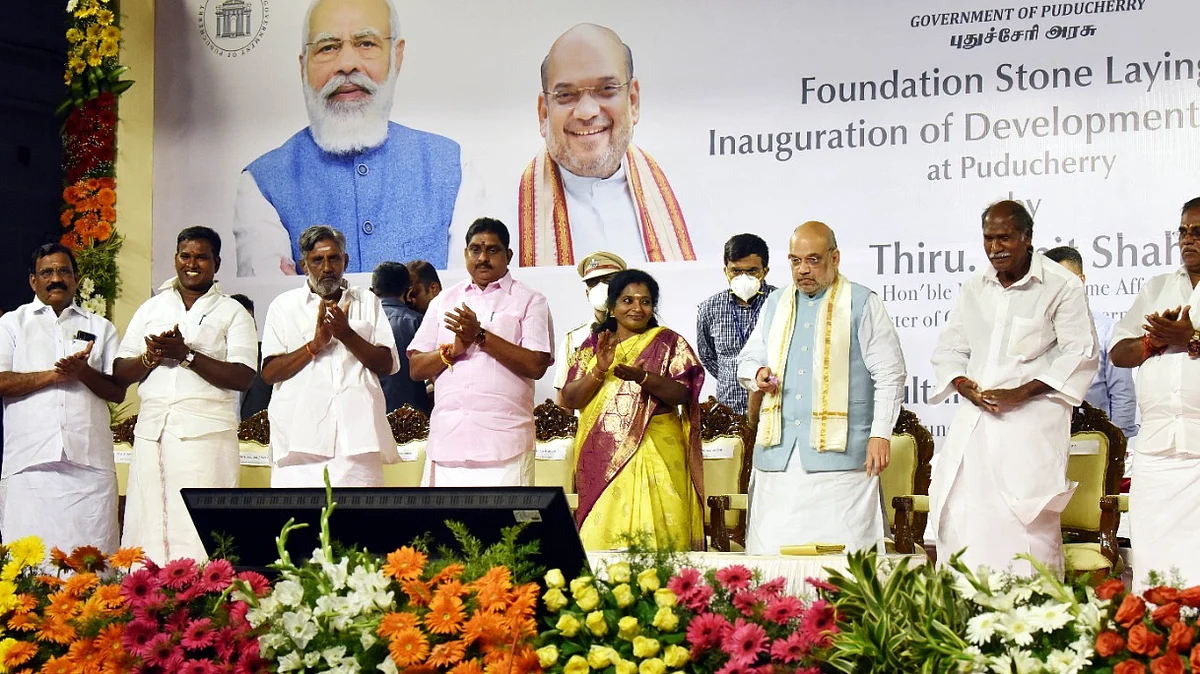 ‘பெஸ்ட் புதுச்சேரி ஆக்கிவிட்டுத்தான் மக்களைச் சந்திப்போம்’ - அடித்துச் சொன்ன அமித் ஷா