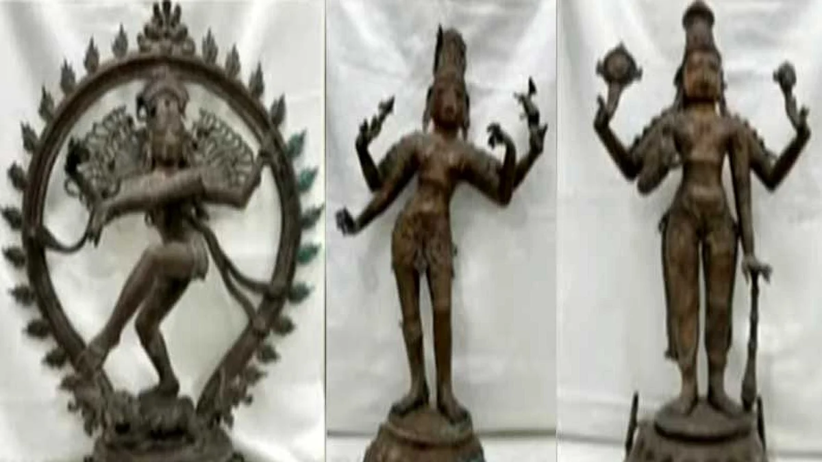 மதிப்பு 12 கோடி ரூபாய்... 600 ஆண்டு கால உலோக சிலைகள் மீட்பு