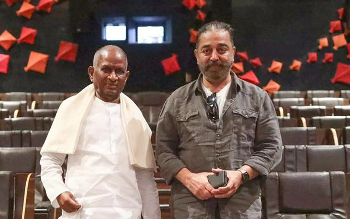 `கே.ஜி.எஃப் 2’ படத்தை ஒன்றாகப் பார்த்த உலகநாயகனும், இசைஞானியும்!