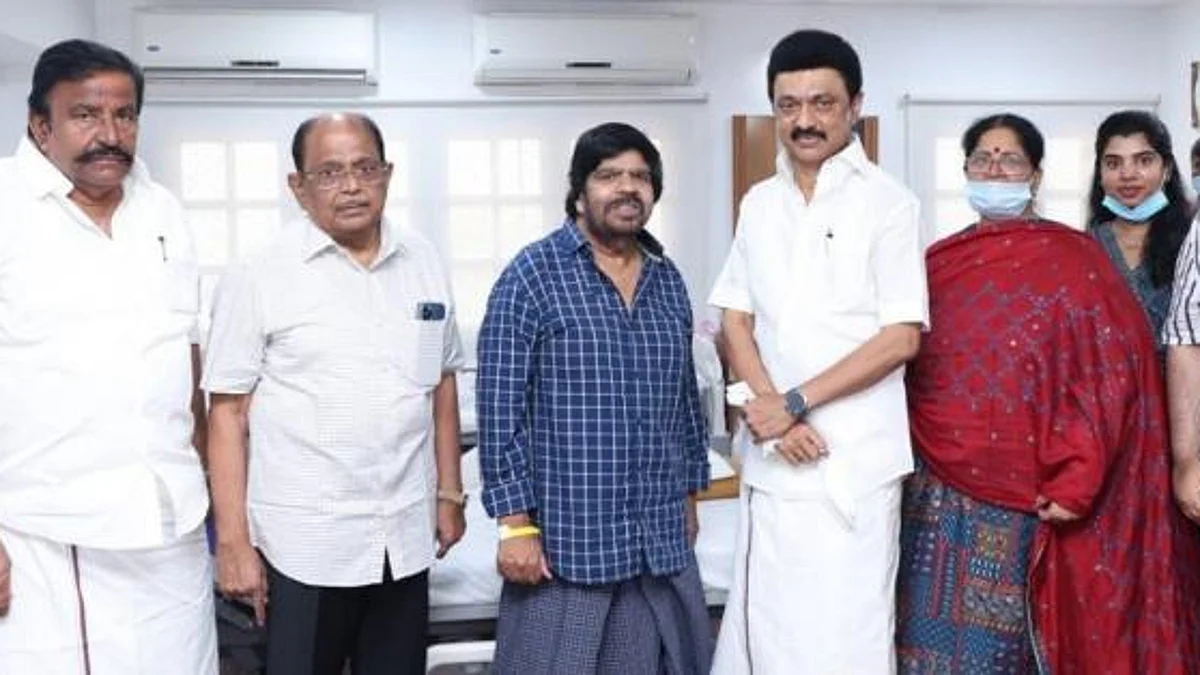 டி.ராஜேந்தரைச் சந்தித்து நலம் விசாரித்த முதல்வர்