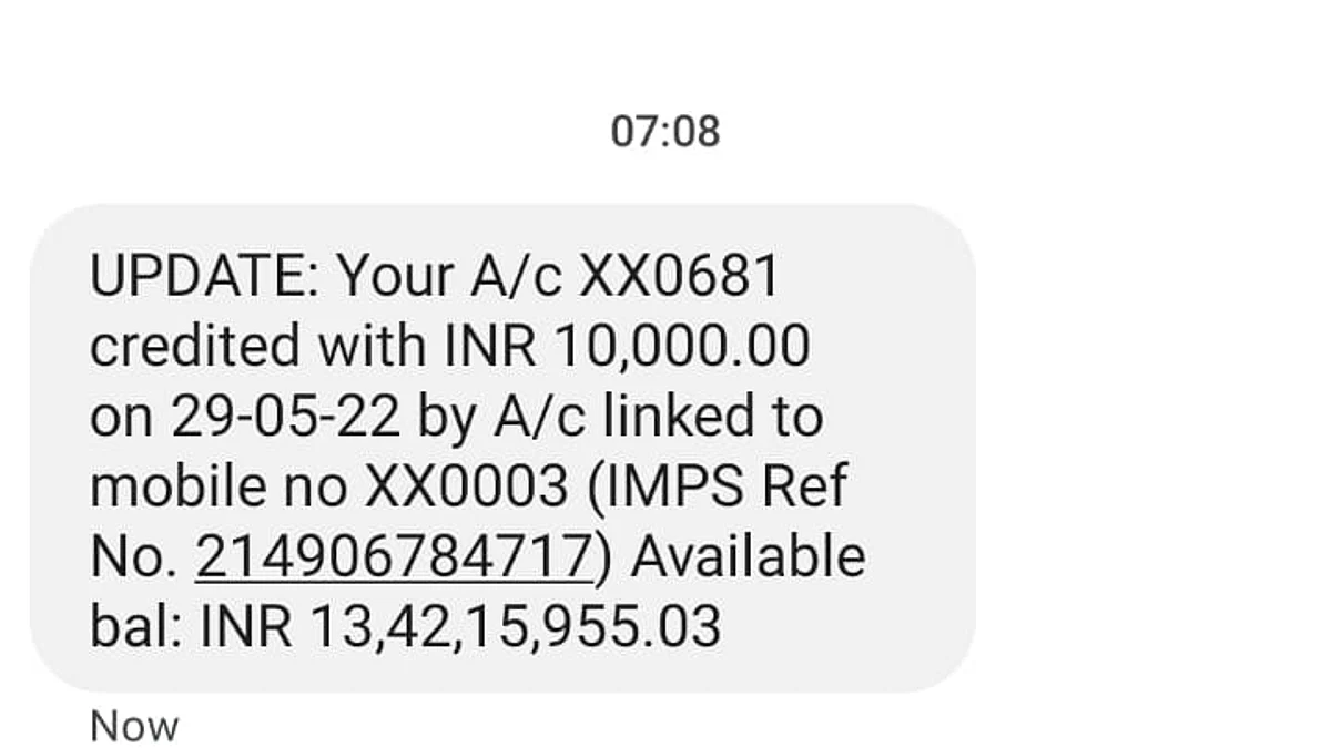 13 கோடி டெபாசிட்... குறுஞ்செய்தியால் பதறிய வாடிக்கையாளர்கள்: உஷாரான வங்கி