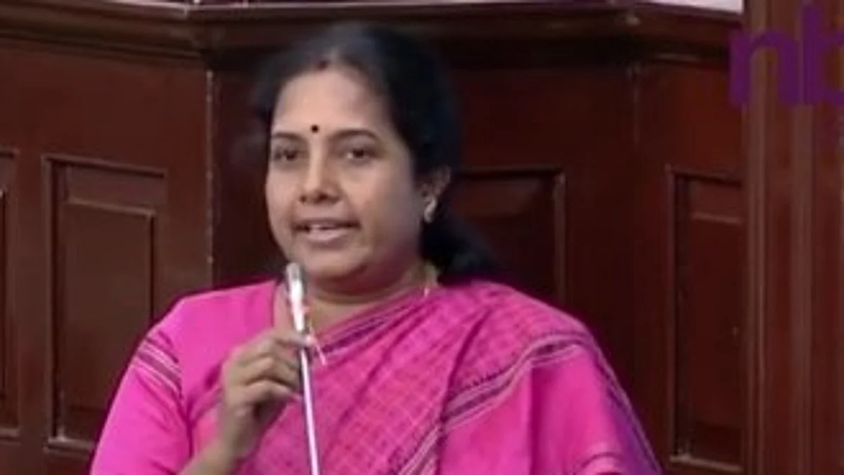 `முடிந்தால் தூக்குங்கள்'- திமுக எம்பிக்கு பாஜக எம்எல்ஏ வானதி சீனிவாசன் சவால்