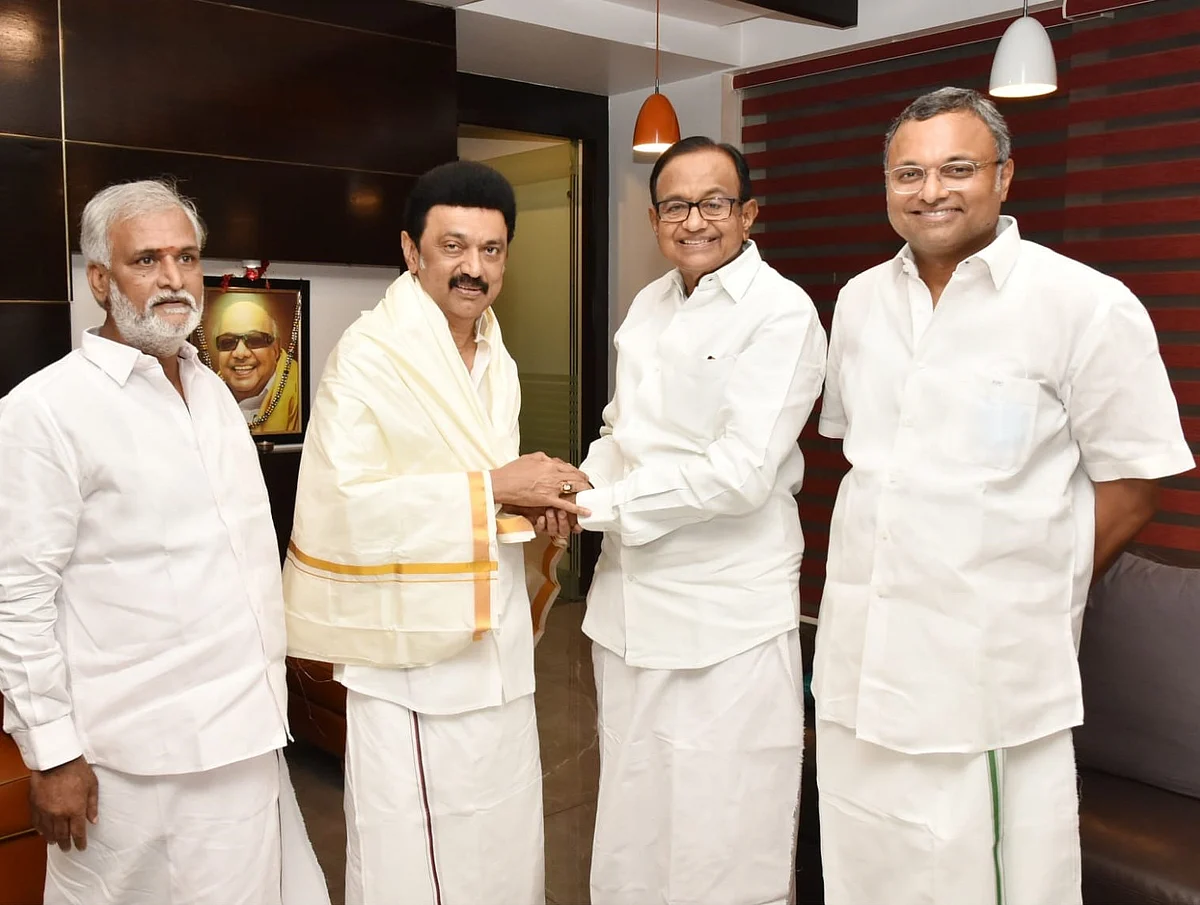 முதல்வர் ஸ்டாலினை சந்தித்து வாழ்த்துப் பெற்றார் ப.சிதம்பரம்!