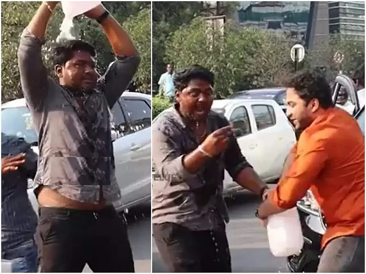திரைப்பட புரமோஷனுக்காக நடுரோட்டில் இப்படிச் செய்வதா?- நடிகர் மீது வழக்கு!