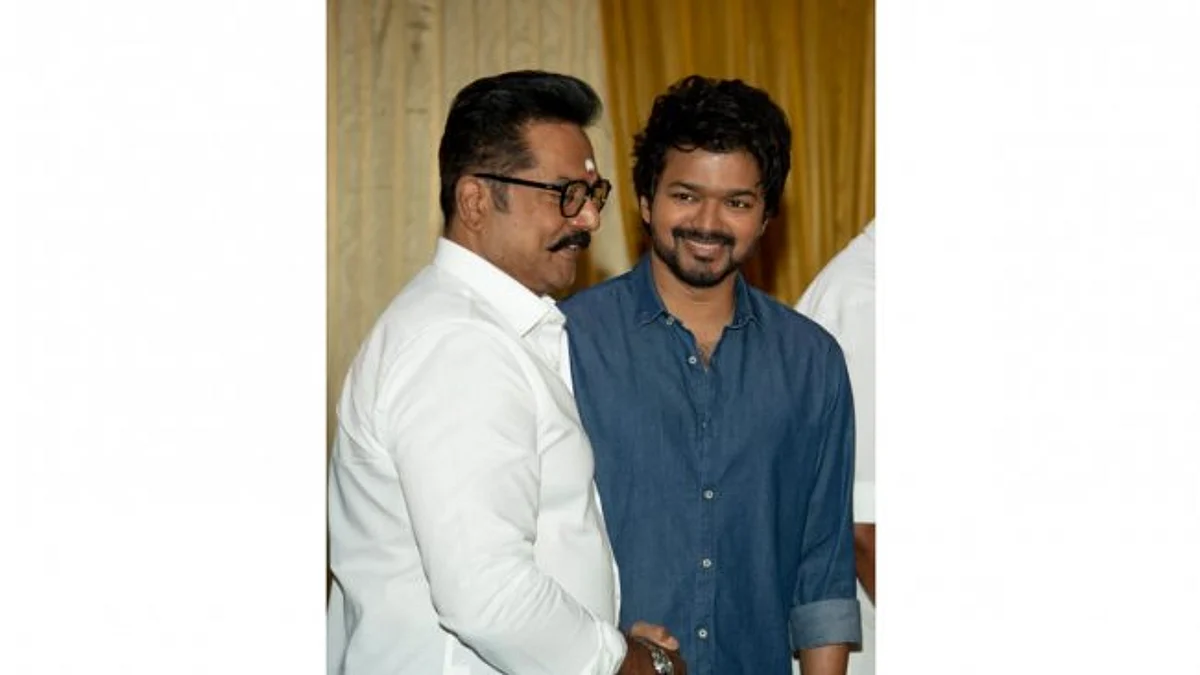 ‘விஜய் பற்றிய எனது கணிப்பு பலித்துவிட்டது’ - சந்தோஷத்தில் சரத்குமார்