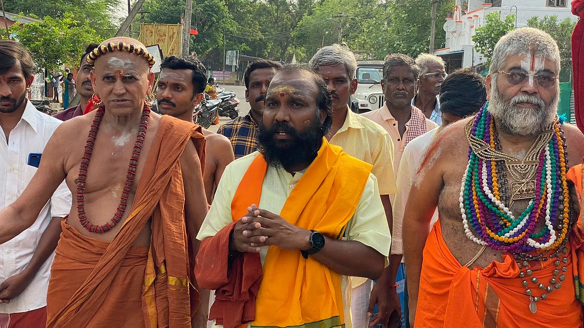 `ஆதீன கர்த்தரை தோளில் சுமந்து அடியார்கள் தாங்கிச் செல்வோம்'- ராம ரவிக்குமார்