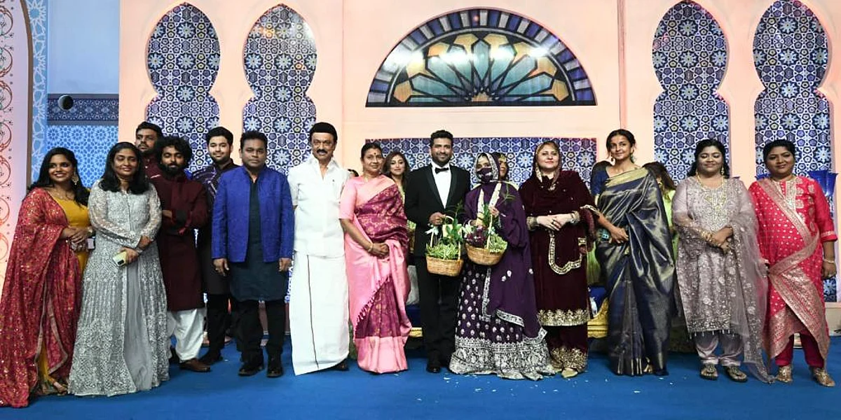 ஏ.ஆர்.ரஹ்மான் மகள் திருமண வரவேற்பு: முதல்வர் ஸ்டாலின் நேரில் வாழ்த்து!