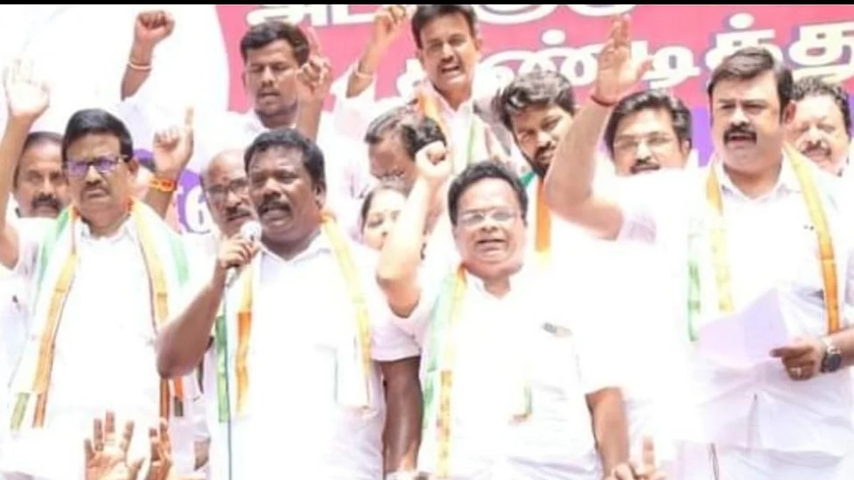 கே.எஸ்.அழகிரி மீது தொடர்ந்து பாய்ந்து வரும் வழக்கு: போராட்டத்தால் போலீஸ் நடவடிக்கை