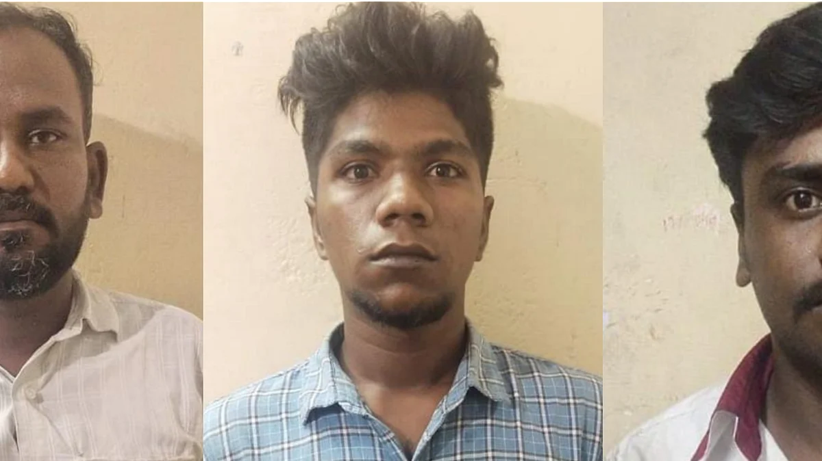 லாக்கரால் தப்பிய அடகுக்கடை நகைகள்: 3 கொள்ளையர்கள் கைது